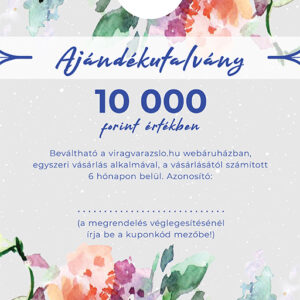 Ajándékutalvány 10000 Ft értékben